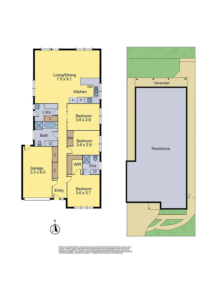 Floorplan of Homely house listing, 5 Pocheon Place, Whittlesea VIC 3757