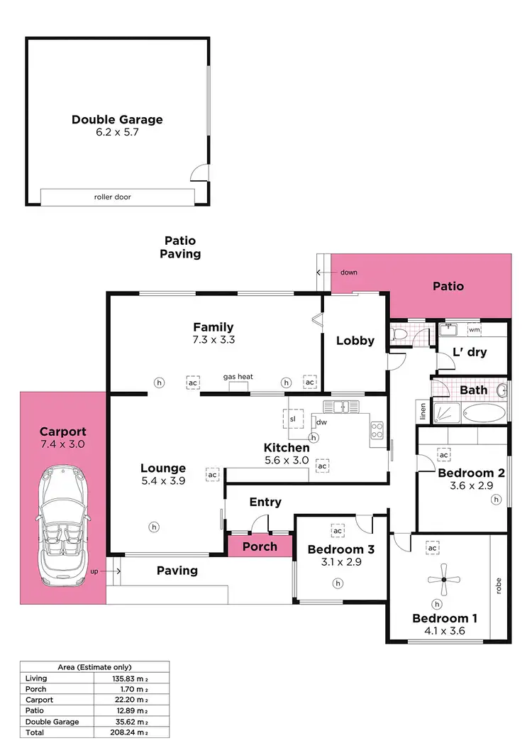 Floorplan of Homely house listing, 13 Giles Street, Magill SA 5072