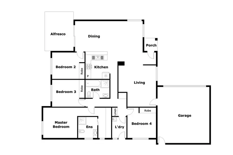 Floorplan of Homely house listing, 12 Lanaba Street, Crace ACT 2911