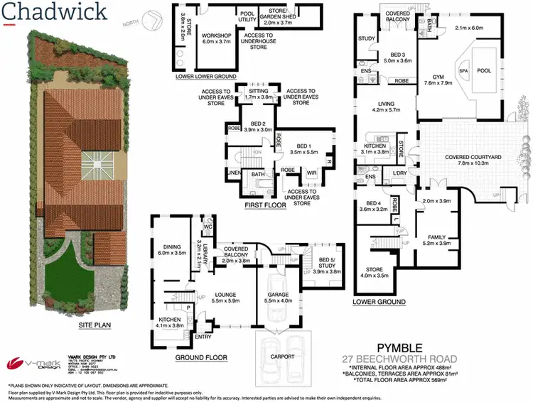 Floorplan of Homely house listing, 27 Beechworth Road, Pymble NSW 2073