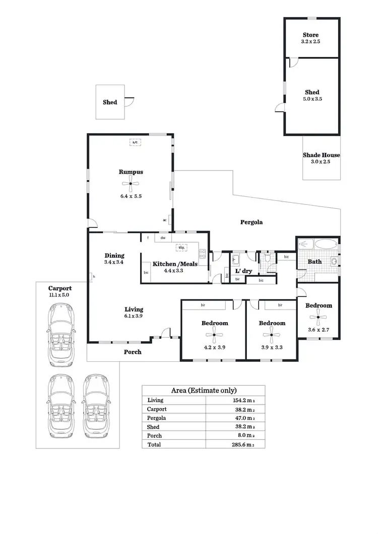 Floorplan of Homely house listing, 28 Lowan Avenue, Glenalta SA 5052
