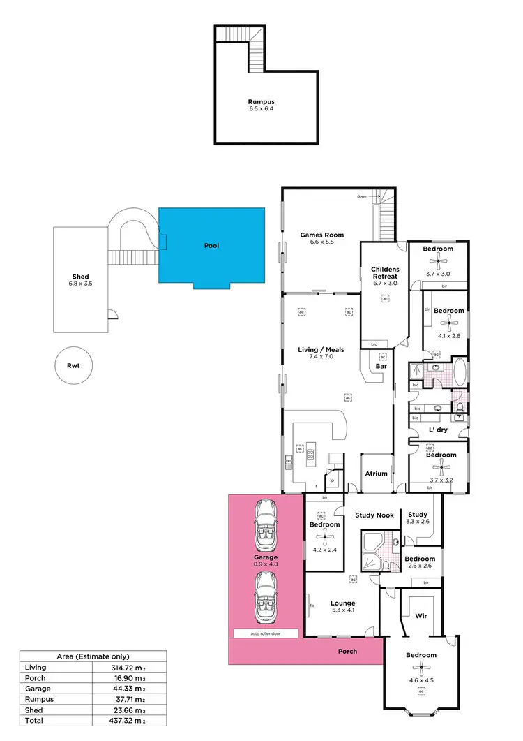 Floorplan of Homely house listing, 23 Launceston Avenue, Warradale SA 5046