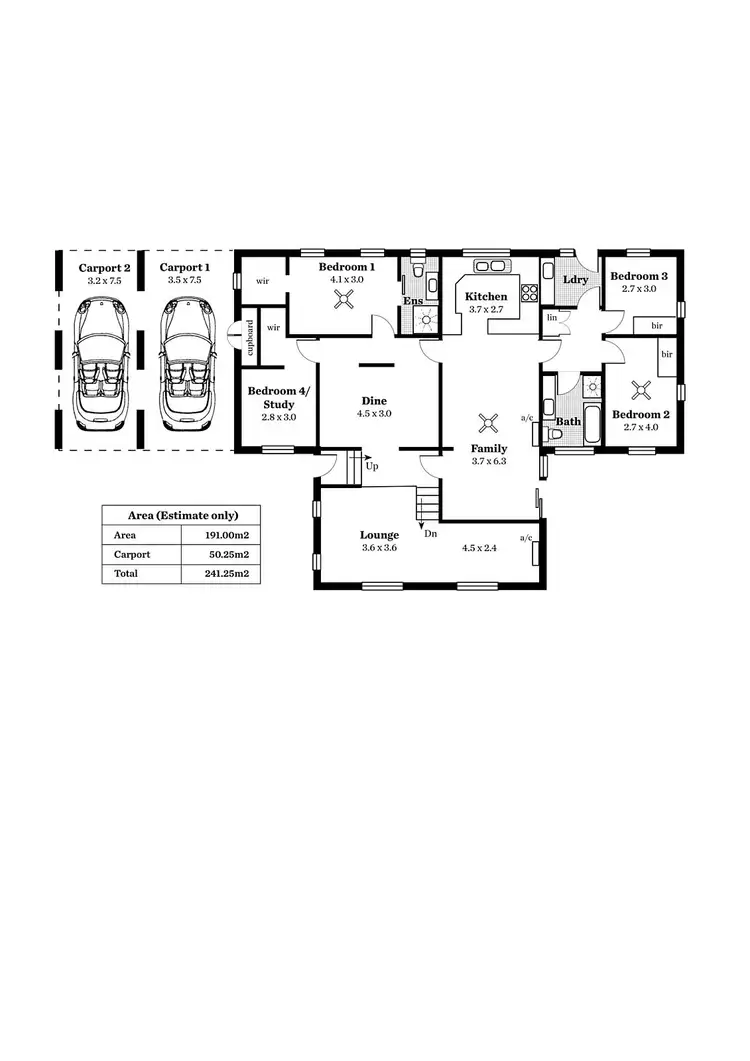 Floorplan of Homely house listing, 194 Coromandel Parade, Coromandel Valley SA 5051