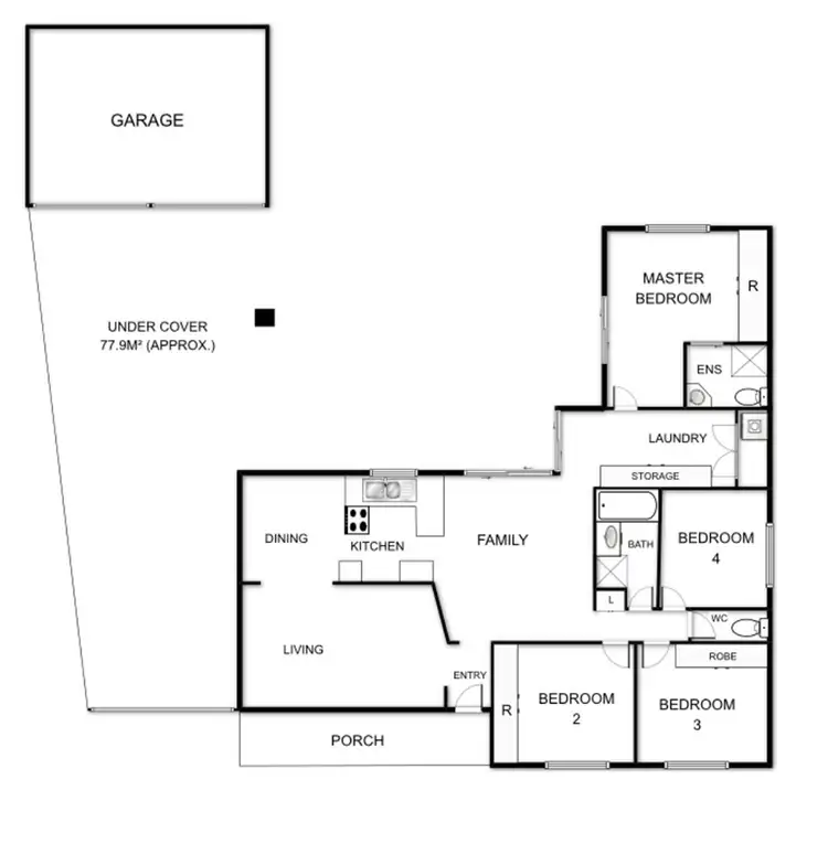 Floorplan of Homely house listing, 40 Fiveash Street, Chisholm ACT 2905