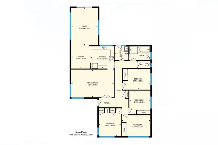 Floorplan of Homely house listing, 35 Caldwell Street, Hackett ACT 2602