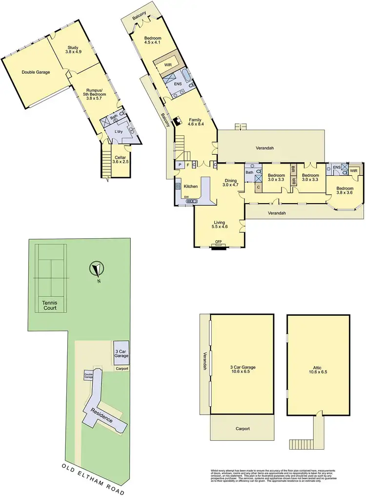 Floorplan of Homely house listing, 160 Old Eltham Road, Lower Plenty VIC 3093
