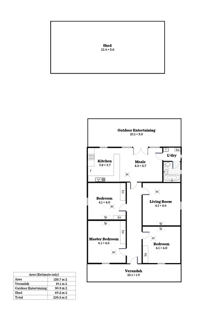 Floorplan of Homely house listing, 14 Morgan Street, West Hindmarsh SA 5007