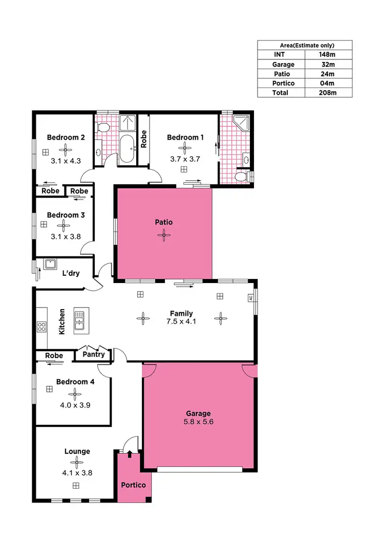 Floorplan of Homely house listing, 24 Swan Circuit, Mawson Lakes SA 5095