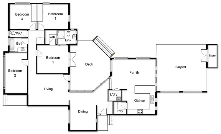 Floorplan of Homely house listing, 10 McLean  Place, Curtin ACT 2605