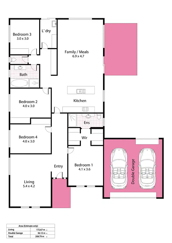 Floorplan of Homely house listing, Address available on request