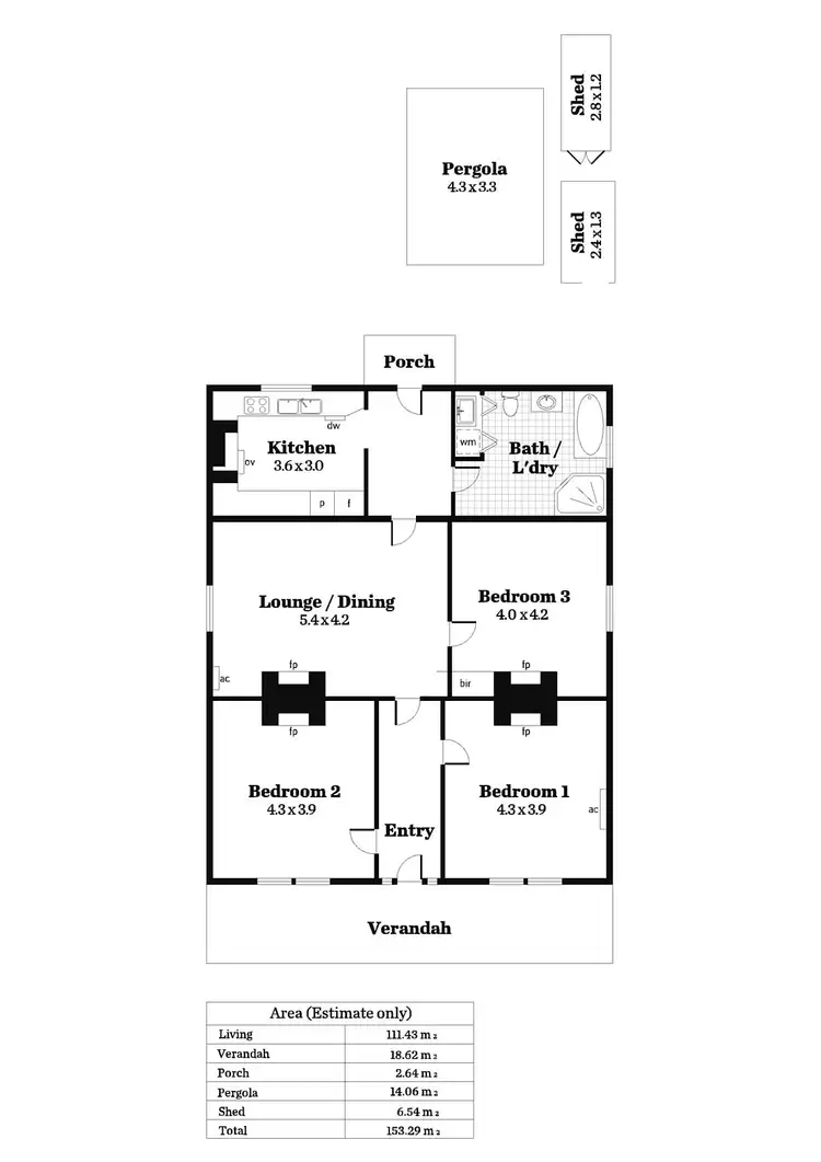 Floorplan of Homely house listing, 11 Ponsonby  Street, West Hindmarsh SA 5007