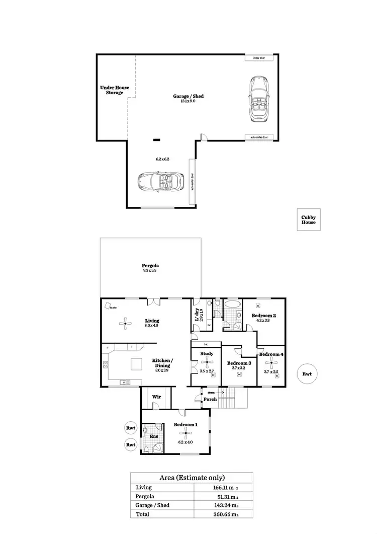 Floorplan of Homely house listing, 106 Turners Avenue, Hawthorndene SA 5051
