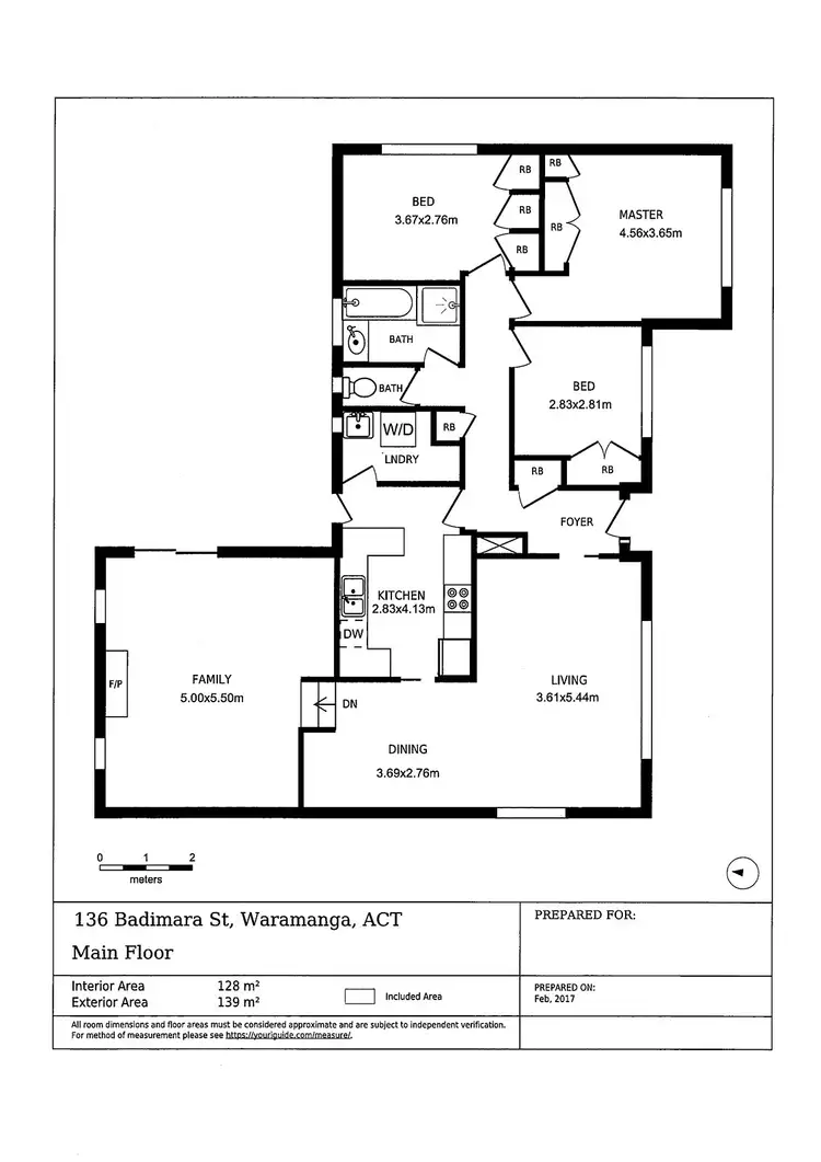 Floorplan of Homely house listing, 136 Badimara Street, Waramanga ACT 2611