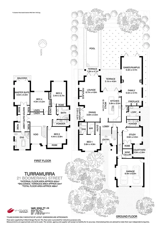 Floorplan of Homely house listing, 21 Boomerang Street, Turramurra NSW 2074