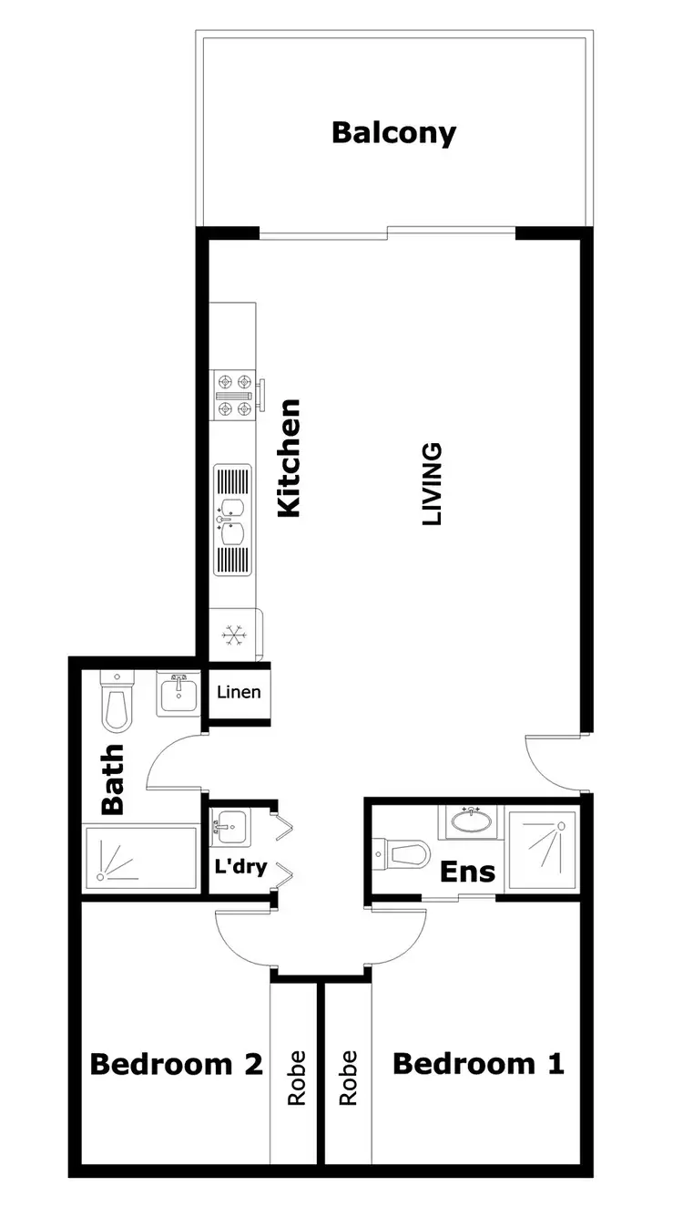 Floorplan of Homely apartment listing, 7/11 Wise Street, Braddon ACT 2612