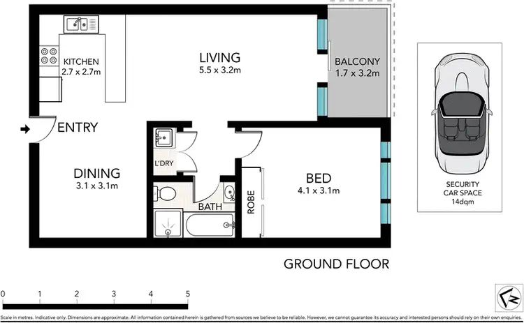 Floorplan of Homely apartment listing, 6/178 Clovelly Road, Clovelly NSW 2031