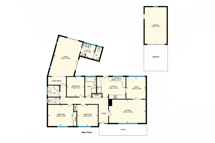 Floorplan of Homely house listing, 46 Nelumbo Street, Rivett ACT 2611