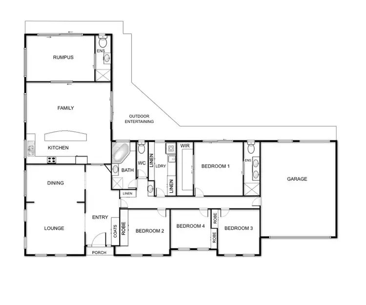 Floorplan of Homely house listing, 32 Branson Street, Dunlop ACT 2615