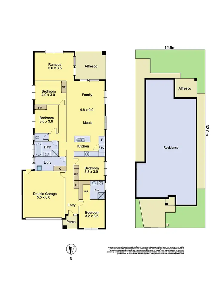 Floorplan of Homely house listing, 6 Vichy Avenue, Doreen VIC 3754