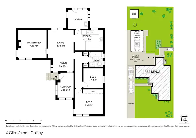 Floorplan of Homely house listing, 6 Giles  Street, Chifley NSW 2036