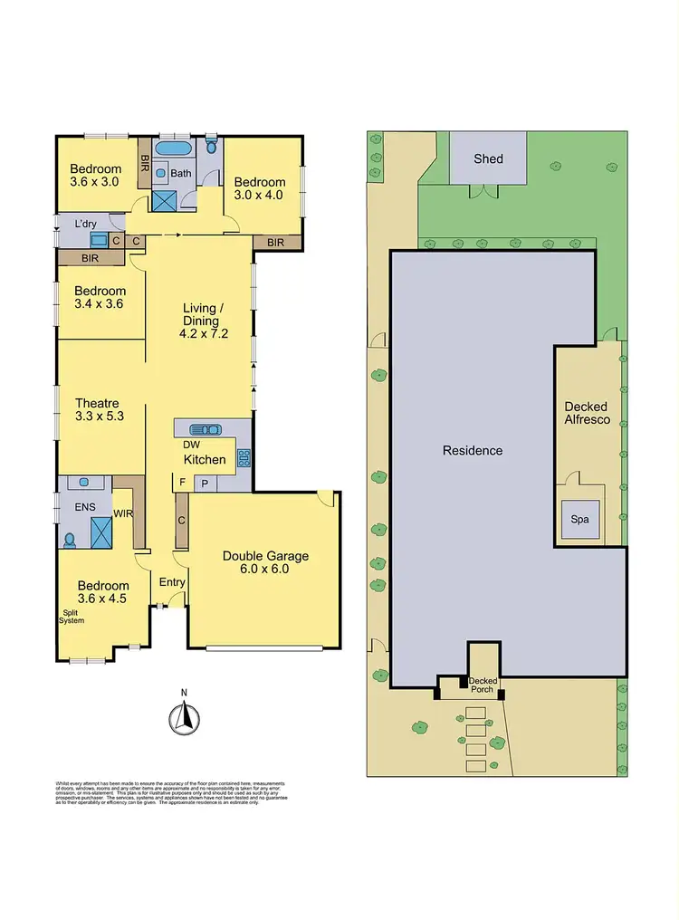 Floorplan of Homely house listing, 21 Chaucer Way, Doreen VIC 3754