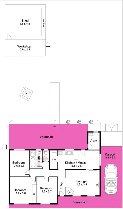 Floorplan of Homely house listing, 16 Riesling Avenue, Reynella East SA 5161