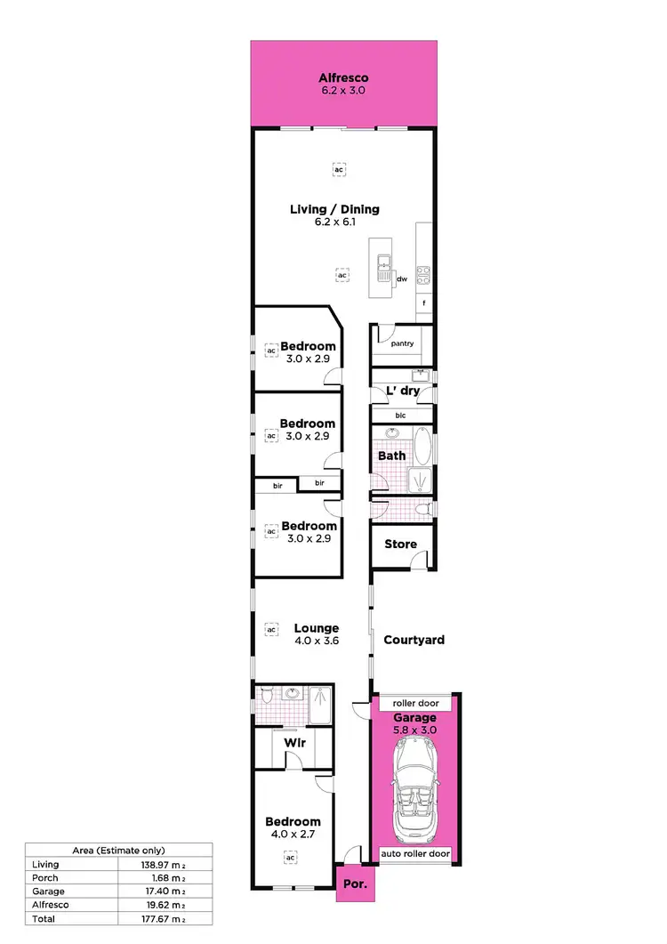 Floorplan of Homely house listing, 27A English Avenue, Clovelly Park SA 5042