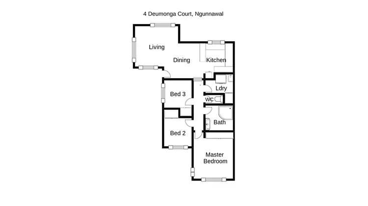 Floorplan of Homely house listing, 4 Deumonga Court, Ngunnawal ACT 2913