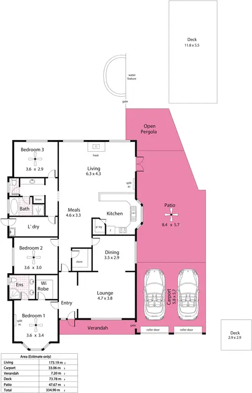 Floorplan of Homely house listing, 11 Elm Street, Hawthorndene SA 5051