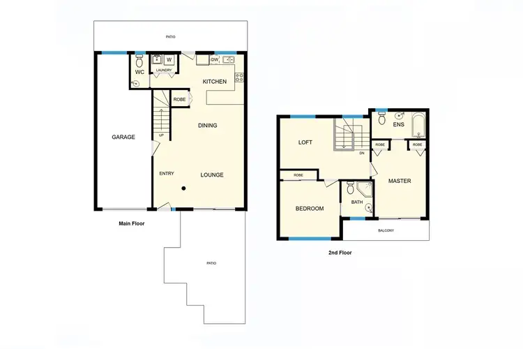 Floorplan of Homely townhouse listing, 4/72 Torrens Street, Braddon ACT 2612