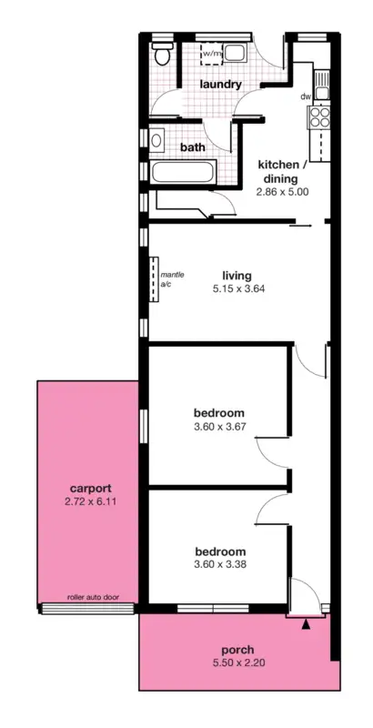 Floorplan of Homely house listing, 5 Hale Street, Everard Park SA 5035