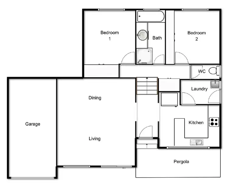 Floorplan of Homely house listing, 22/77 Newman Morris Circuit, Oxley ACT 2903