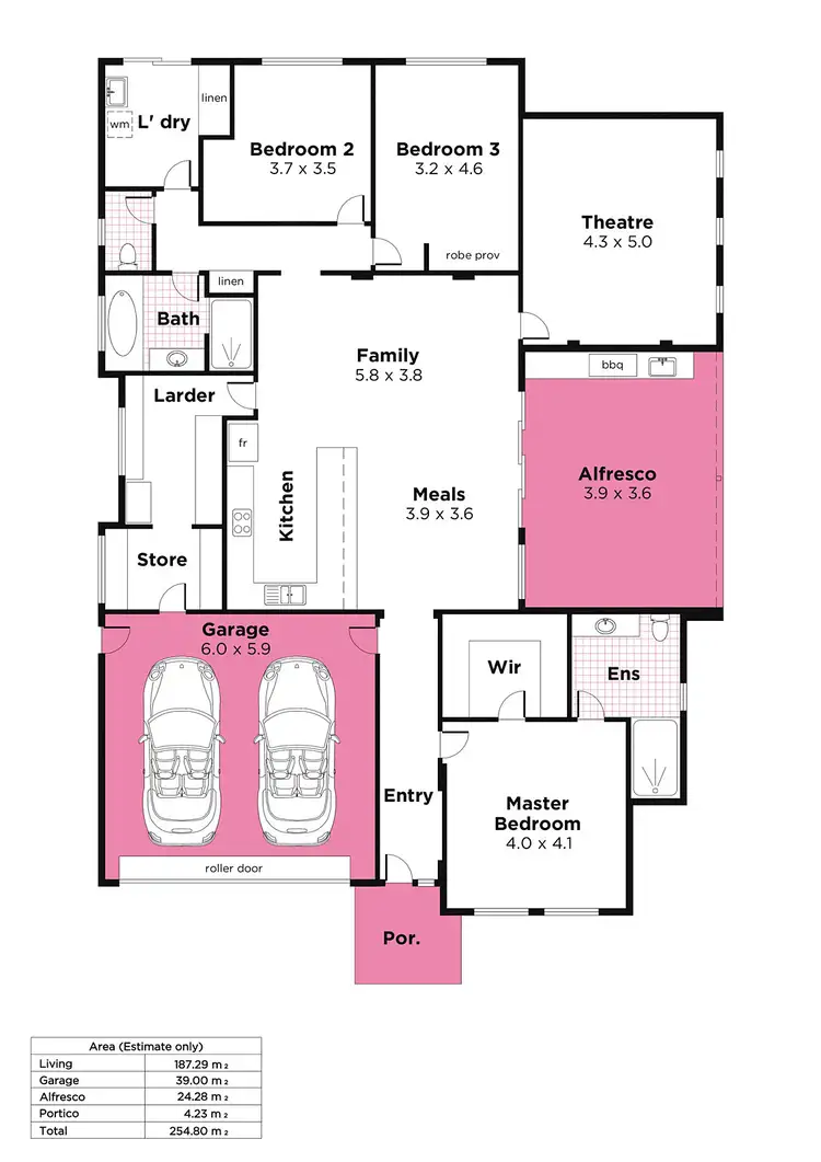 Floorplan of Homely house listing, 21 Par Court, Port Hughes SA 5558