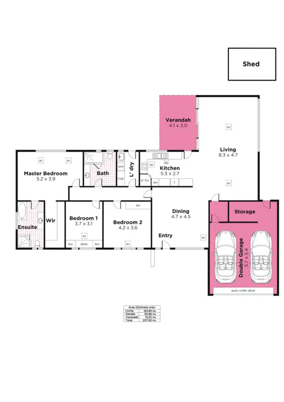 Floorplan of Homely house listing, 2 Charra Street, Hyde Park SA 5061