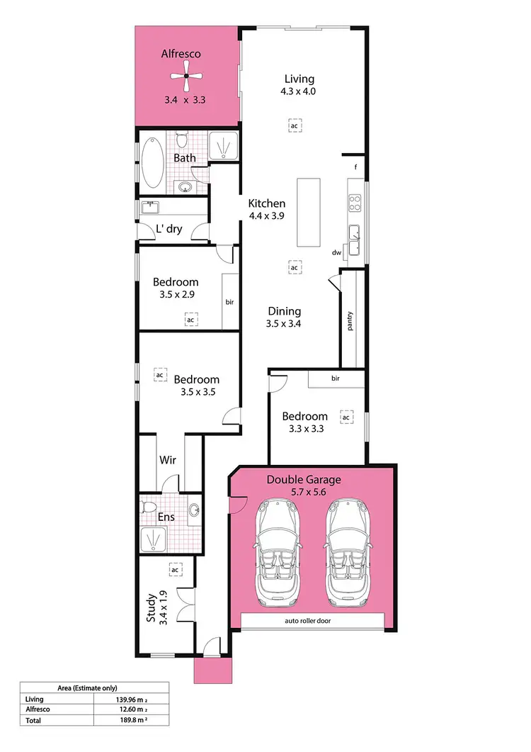 Floorplan of Homely house listing, 6a Chapman Street, Rostrevor SA 5073