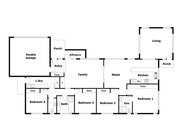 Floorplan of Homely house listing, 1 Allnutt Crescent, Forde ACT 2914