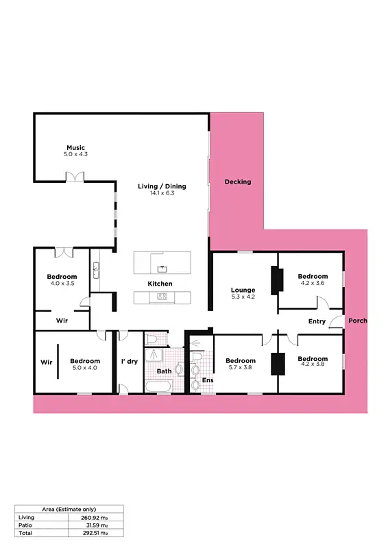 Floorplan of Homely house listing, 13 Tingaling Grove, Stirling SA 5152
