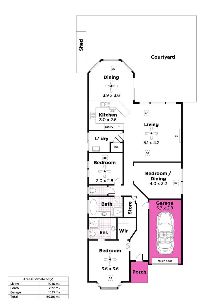 Floorplan of Homely house listing, 60a Davenport Terrace, Seacliff Park SA 5049