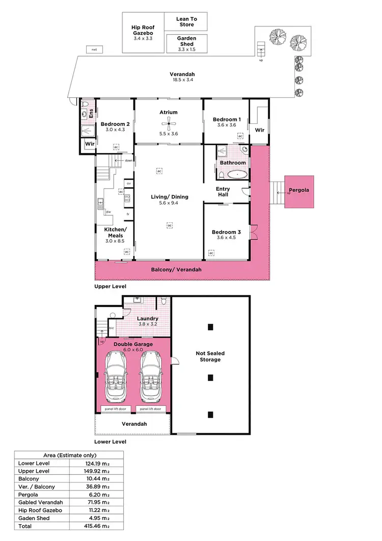 Floorplan of Homely house listing, 450a Belair Road, Belair SA 5052