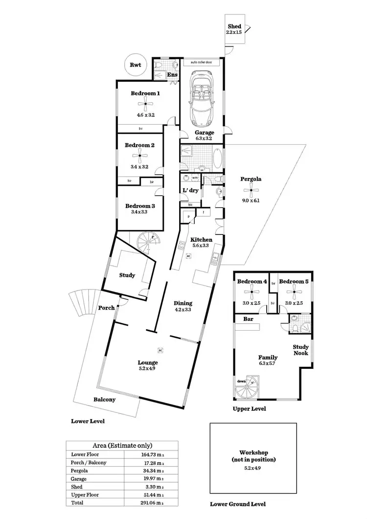 Floorplan of Homely house listing, 16 Dene Road, Highbury SA 5089