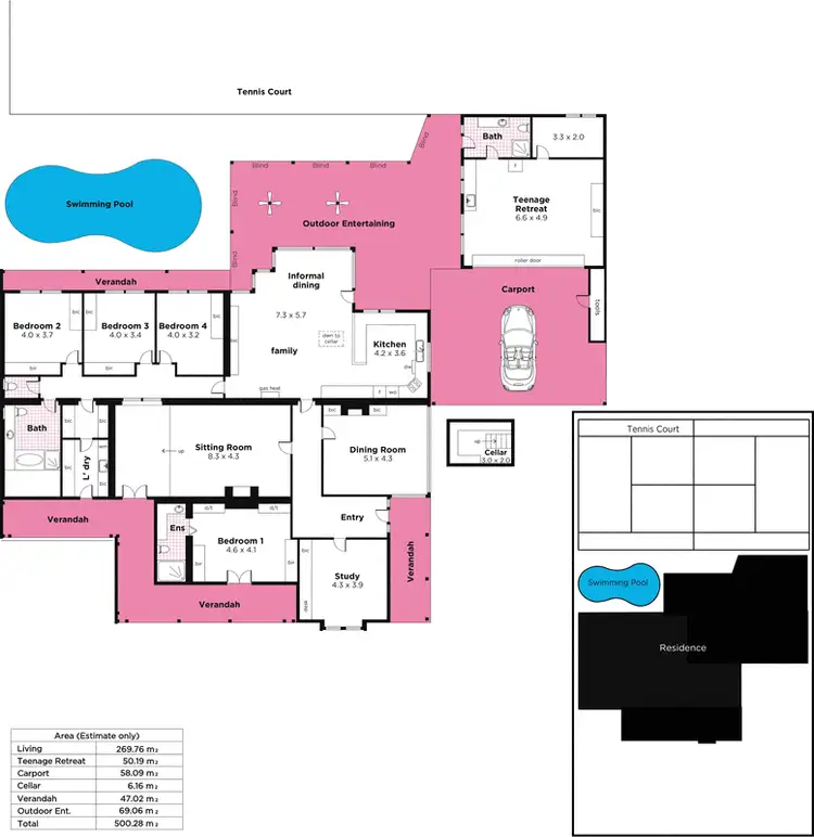 Floorplan of Homely house listing, 21 Brunswick Street, Walkerville SA 5081