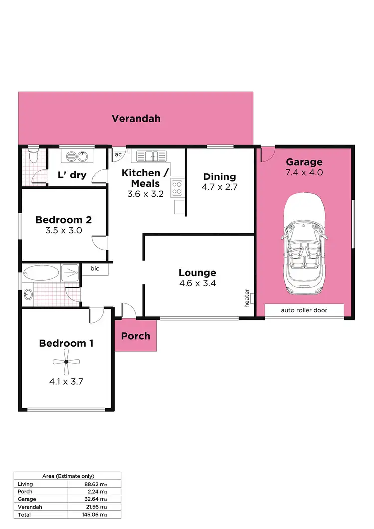 Floorplan of Homely house listing, 37 Third Avenue, St Morris SA 5068