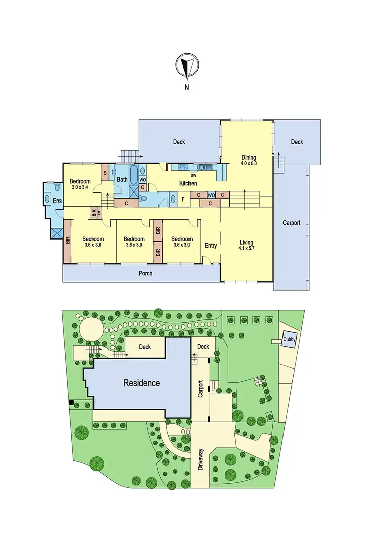Floorplan of Homely house listing, 8 Culgoa Court, Eltham VIC 3095