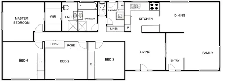 Floorplan of Homely house listing, 11 Clement Place, Macgregor ACT 2615