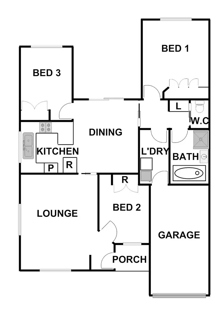 Floorplan of Homely house listing, 36 Maynard Street, Ngunnawal ACT 2913