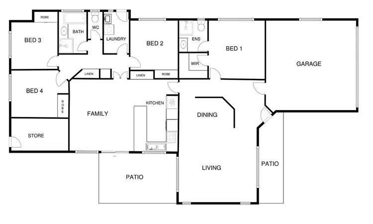 Floorplan of Homely house listing, 28 Dooland Court, Nicholls ACT 2913