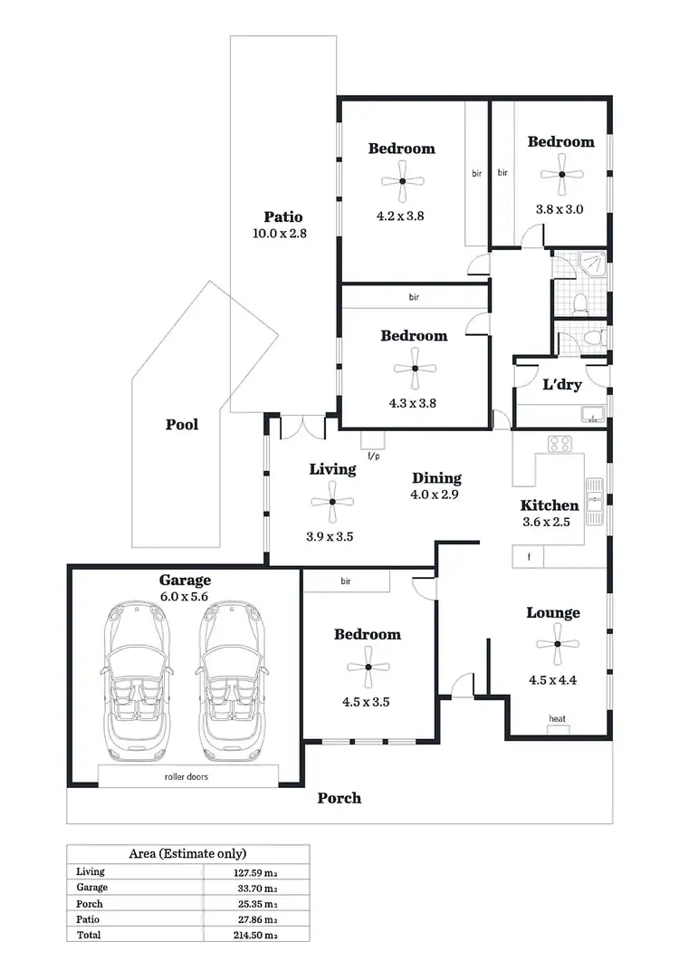 Floorplan of Homely house listing, 10 Todd Road, Para Hills SA 5096