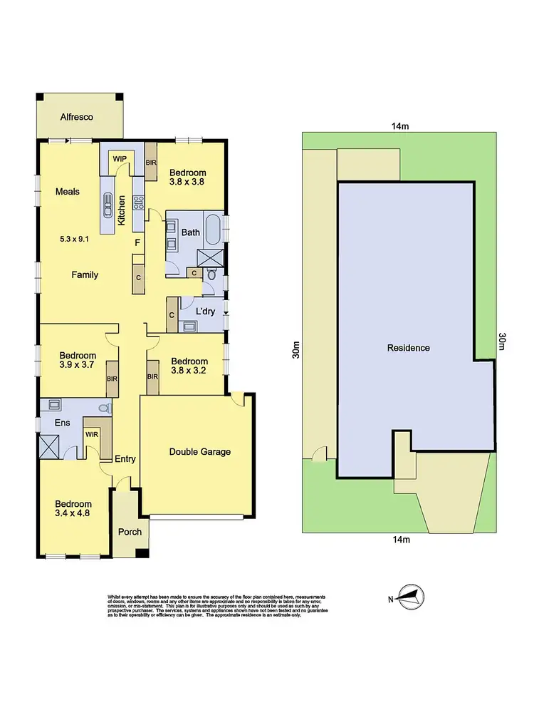 Floorplan of Homely house listing, 13 Macqueen Street, Mernda VIC 3754