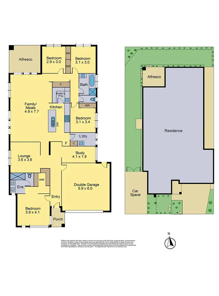 Floorplan of Homely house listing, 32 Woorawa Drive, Doreen VIC 3754