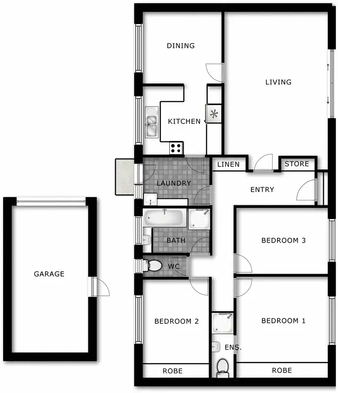 Floorplan of Homely house listing, 24A Bangalay Crescent, Rivett ACT 2611